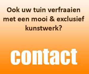 contact opnemen over een tuinbeeld